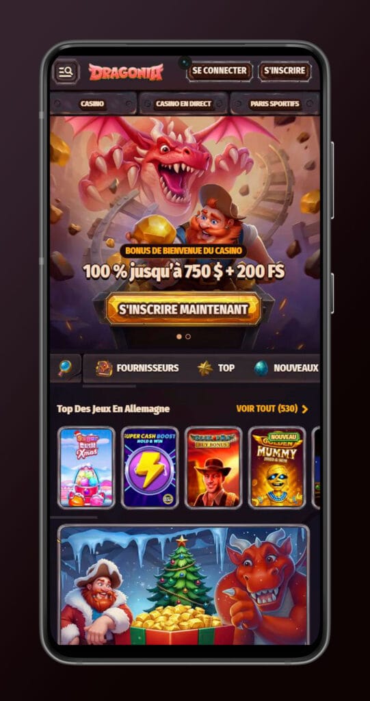 application mobile dragonia